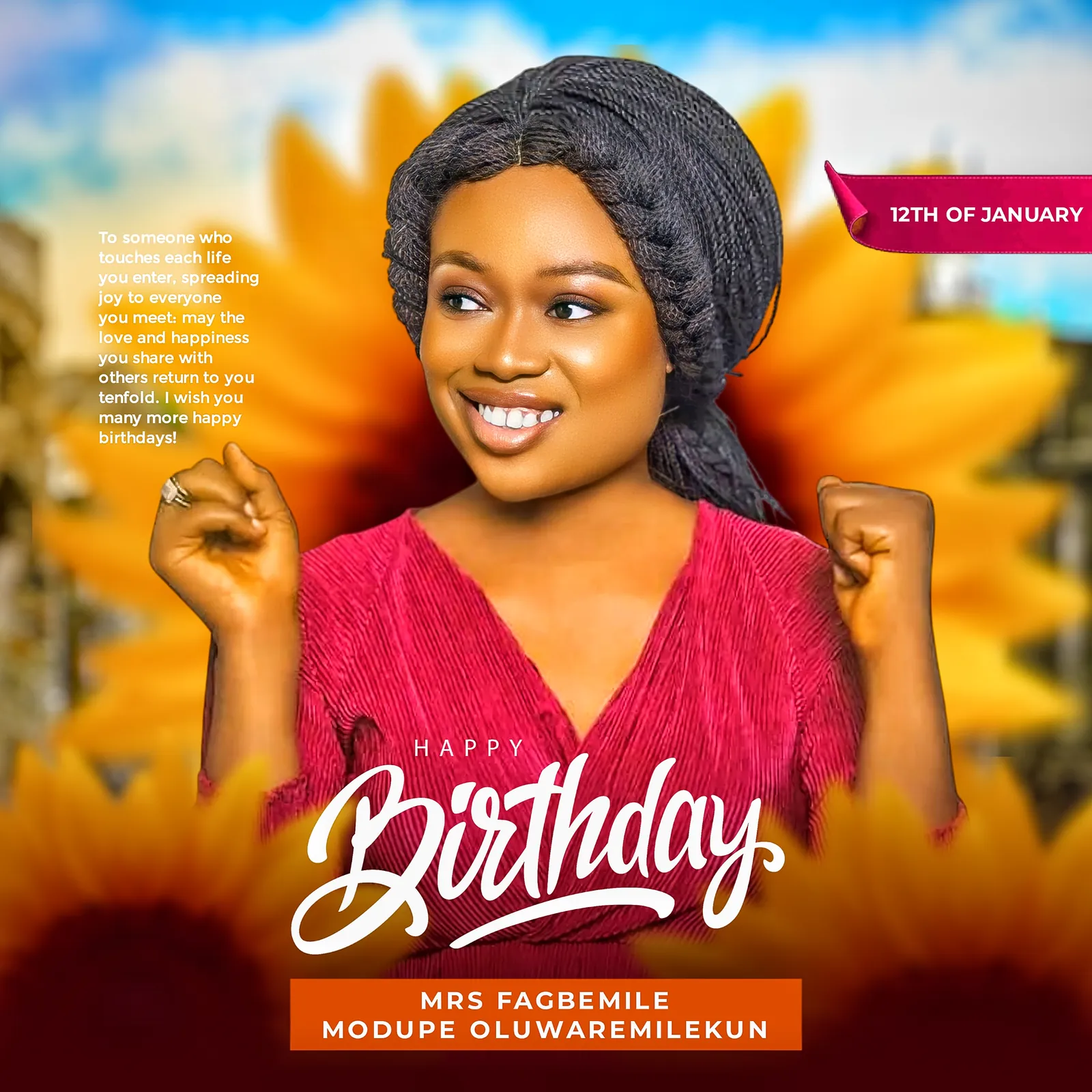 Birthday Design portfolio cover
